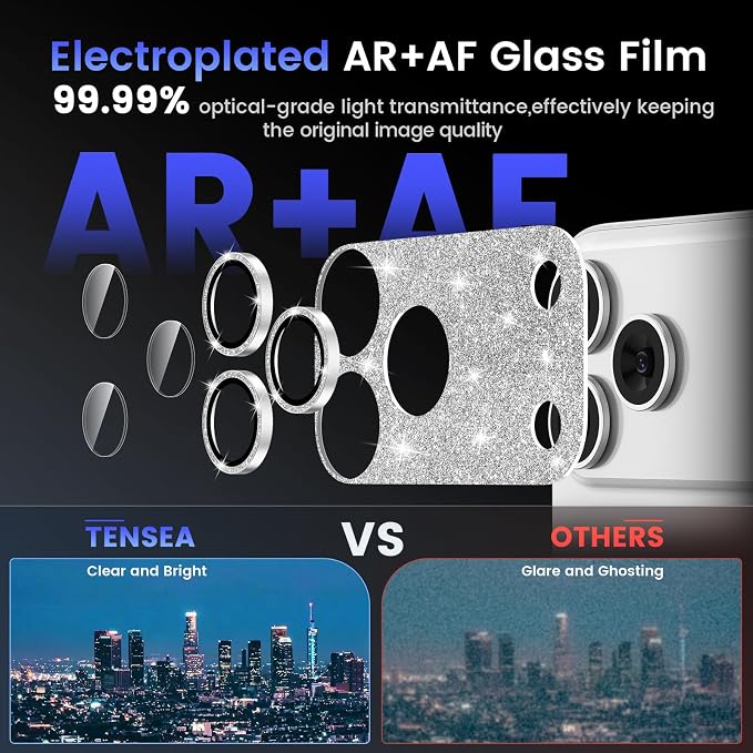 Tensea for iPhone 17 Pro Camera Lens Protector, Metal Aluminum Alloy Tempered - Image 3