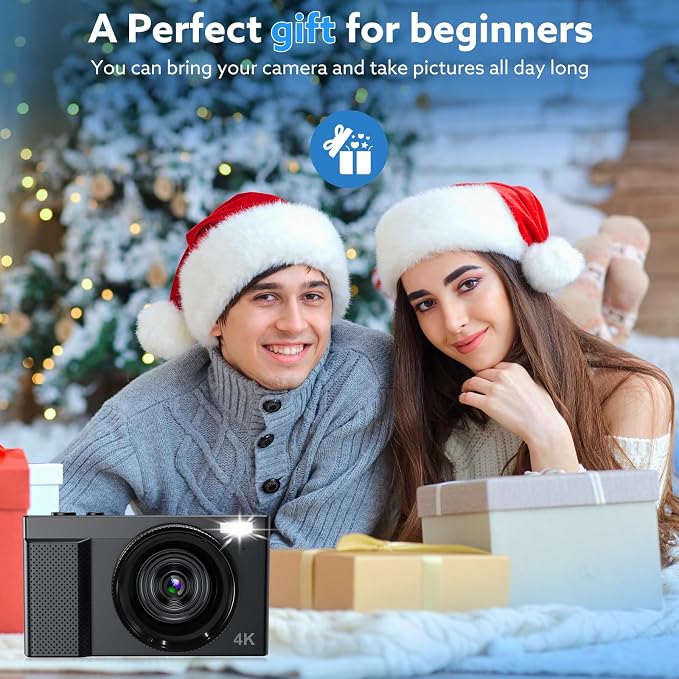 4K Digital Camera, 64MP Vlogging Camera - Image 7