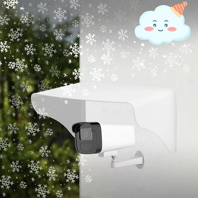 Metal Security Camera Rain Snow Shield Cover, Universal Outdoor Sunshade - Image 9
