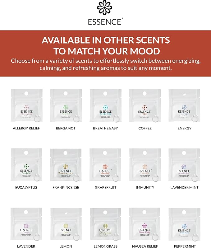 Essence Wearable Aromatherapy Nasal Diffuser – Frankincense Essential Oil Nose - Image 7
