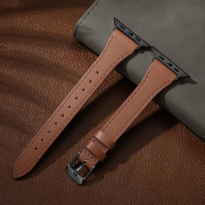 Charlam Slim Leather Band Compatible - Image 5