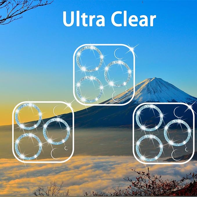 Dengduoduo 3 Pack Tempered Glass Camera Lens Protector - Image 4