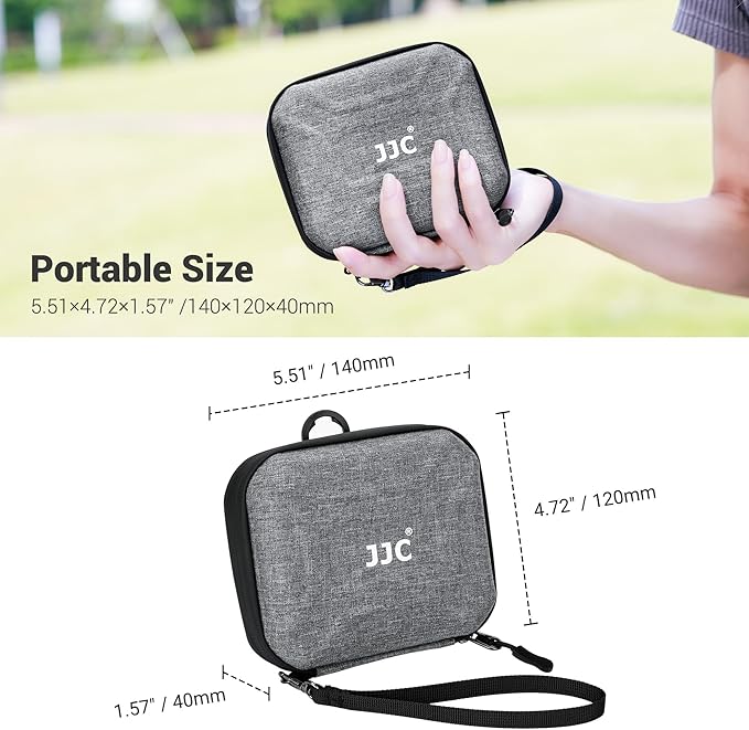 JJC Hard Lens Filter Pouch, 4-Pocket Filter Case - Image 6