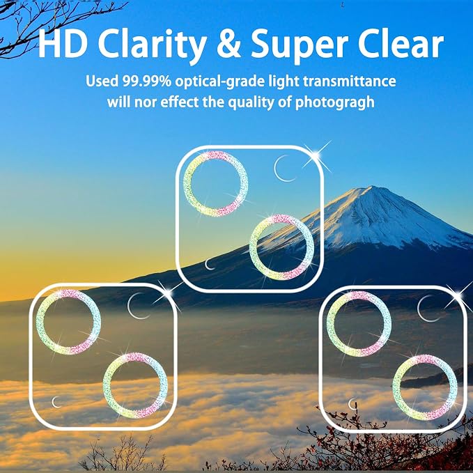 3 Pack Dengduoduo Tempered Glass Camera Lens Protector - Image 3