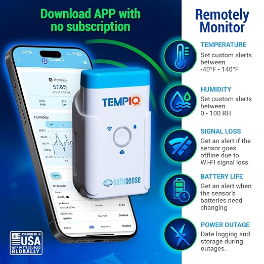 TEMPIQ Remote WiFi Temperature & Humidity Sensor - Image 3
