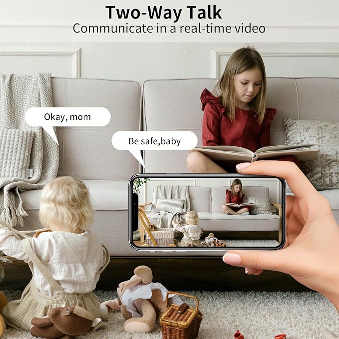 Indoor Camera 2K Cameras for Home Security, 24/7 Live Video, 2 Way Audio - Image 5