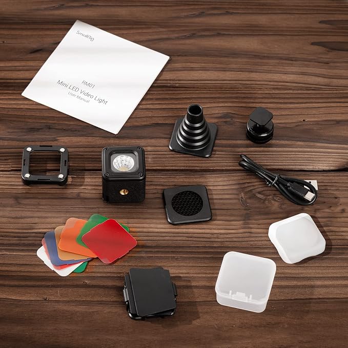 SmallRig RM01 Mini LED Video Light Waterproof Portable Lighting Kit - Image 9