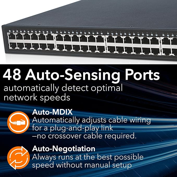 Intellinet 48 Port Web Managed Gigabit Ethernet Switch - Image 3
