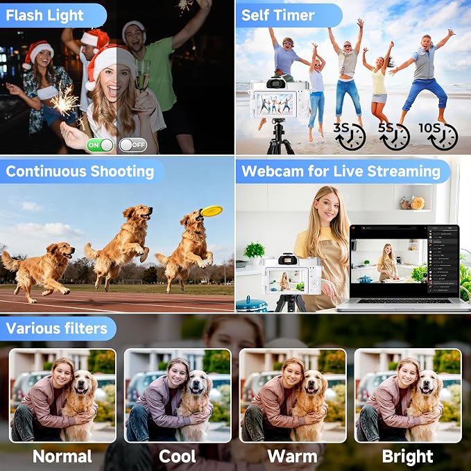Digital Camera, UHD 75MP 5K for Photography - Image 6