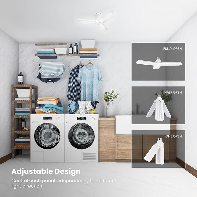 Feit Electric Smart LED Garage Light, 4000 Lumens RGBW Color Changing - Image 5
