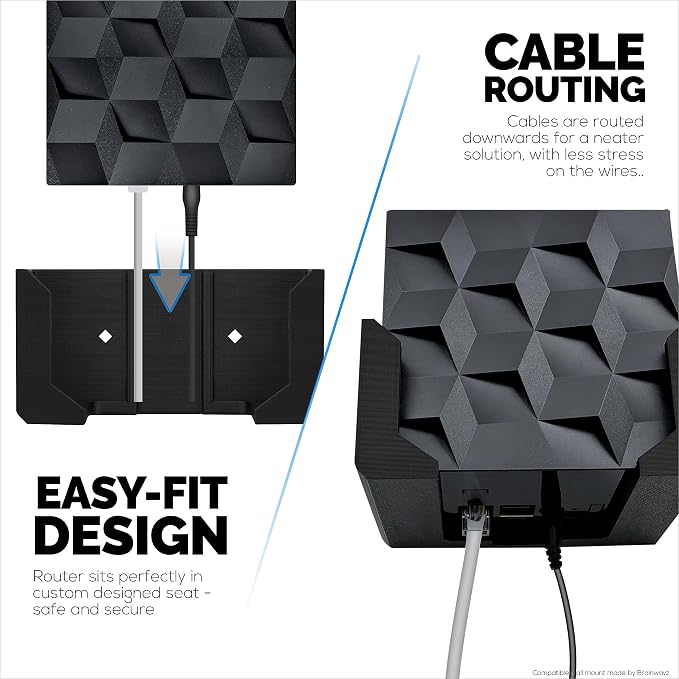 Screwless Wall Mount for Netgear Nighthawk MK62 Router, Strong VHB Adhesive - Image 5