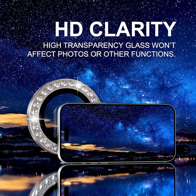 Choiche Compatible for iPhone 17 Pro/iPhone 17 Pro Max Camera Lens Protector - Image 5