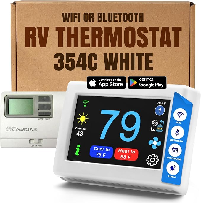 MICRO-AIR EasyTouch Digital RV Thermostat Replacement by MicroAir