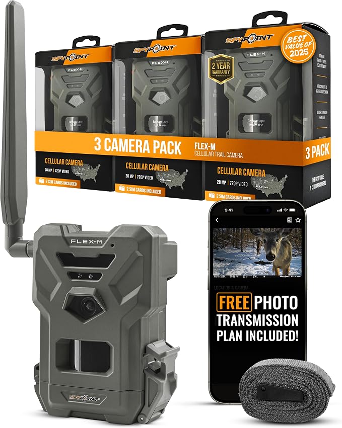 SPYPOINT Flex-M Cellular Trail Camera by SPYPOINT%E2%80%93ReliableScoutingSuccessfulHunting