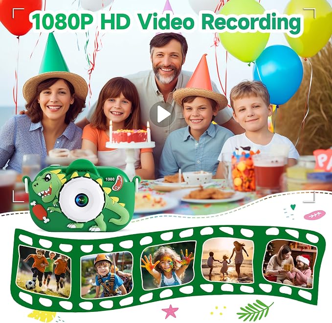 Kids Camera Boys Toys for 3 4 5 6 7 8 9 Years Old Boys, 48MP Dual Lens Kids - Image 4
