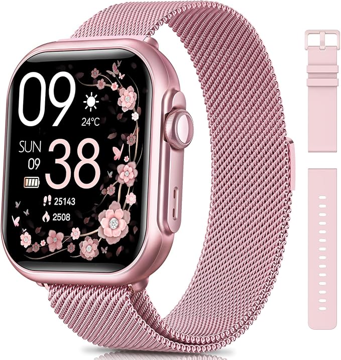 Smart Watches for Women for iPhone Android: 1.85"Smartwatch by SWGOTASmartWatch