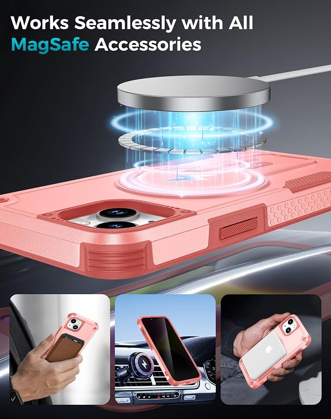 Goton for iPhone 14 Case with Privacy Tempered Glass Screen Protector & Camera - Image 6