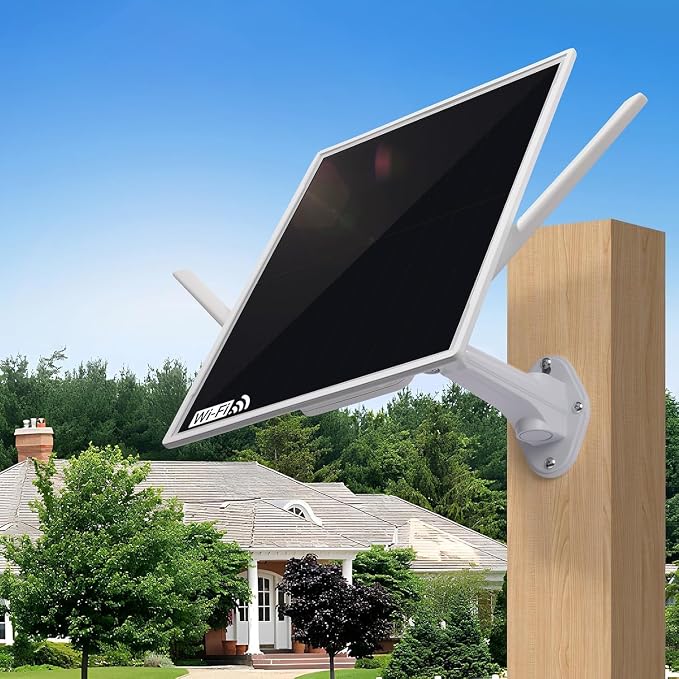 Solar WiFi Extender Outdoor, 15W Solar Powered WiFi Extender Signal Booster by Tatopa