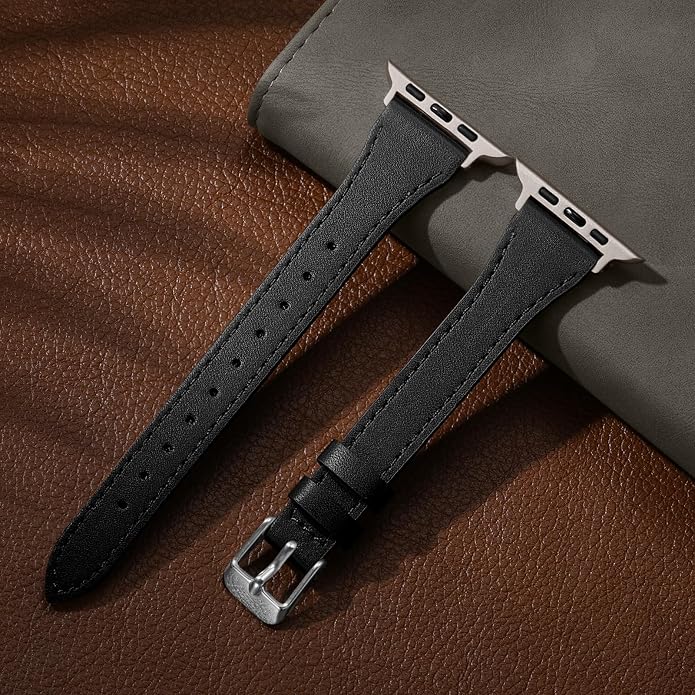 Charlam Slim Leather Band Compatible - Image 5
