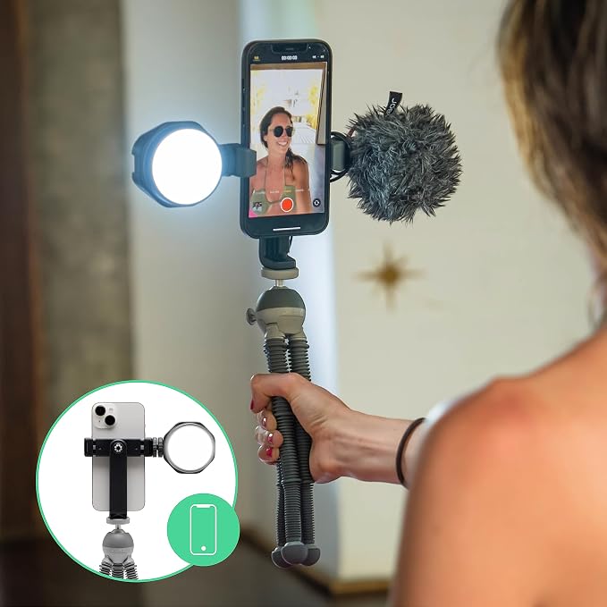 Joby Beamo Reel LED Light for Content Creator for Compact Mirrorless Cameras or - Image 4