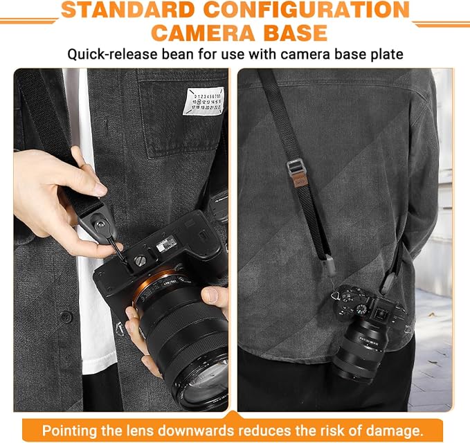 Camera Shoulder Strap Quick Release and Connection Wide Camera Neck Straps Long - Image 6