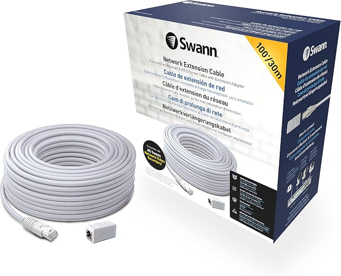 Swann Security Cat5 Ethernet Cable, NVR Extension Cord - Image 6
