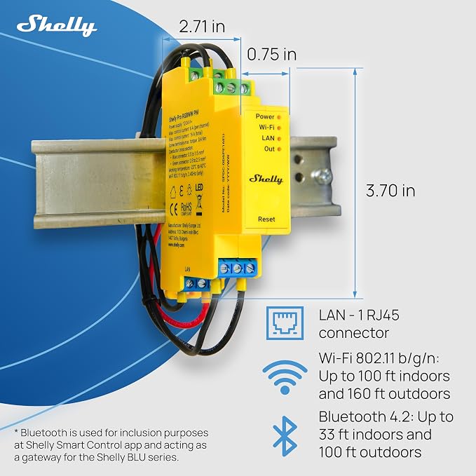 Shelly Pro RGBWW PM | Wi-Fi & LAN Smart Remote Control - Image 5