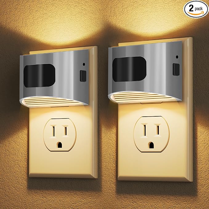 DORESshop LED Night Light, 3 Mode Plug in Night Light by DORESshop