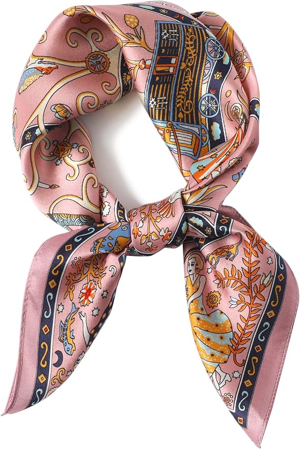 Silky Scarf for Women Lightweight Satin Bandanas Neck Hair Wrap For Sleeping by OnllhNiceScarfForWomen