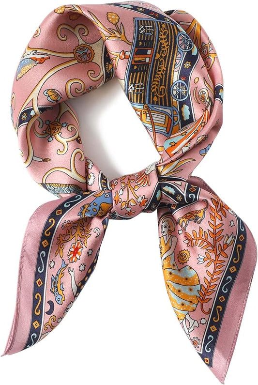 Silky Scarf for Women Lightweight Satin Bandanas Neck Hair Wrap For Sleeping by OnllhNiceScarfForWomen
