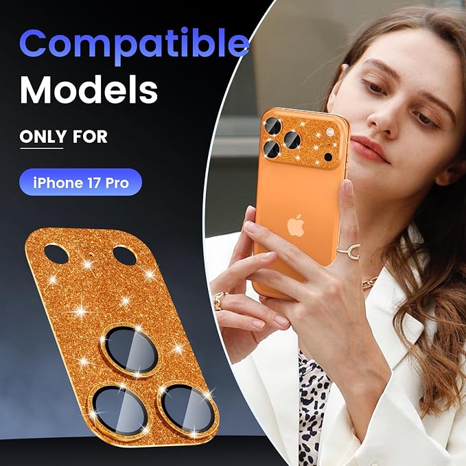 Tensea for iPhone 17 Pro Camera Lens Protector, Metal Aluminum Alloy Tempered - Image 2