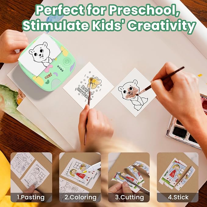 Mini Sticker Printer AHM2, Mini Thermal Printer - Image 4