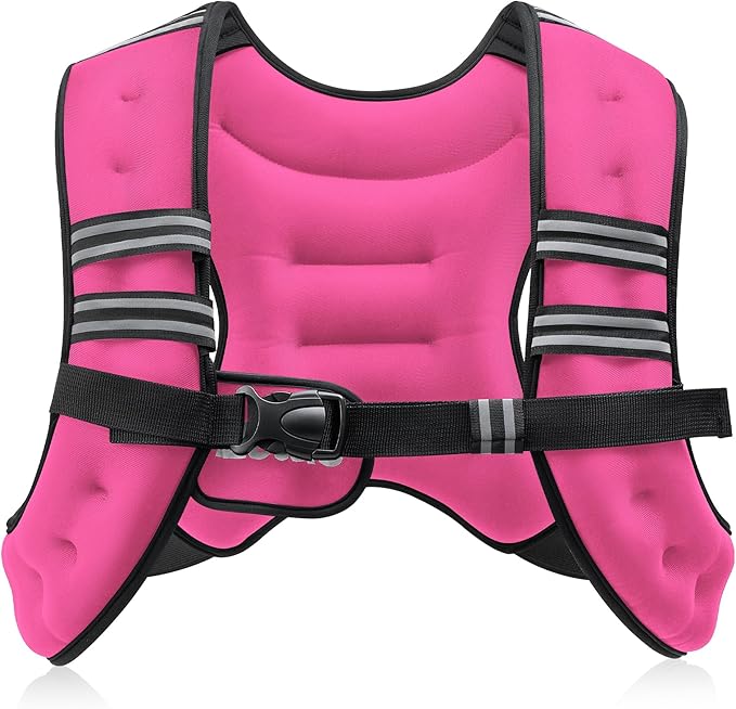 ZELUS Weighted Vest, 6lb/8lb/12lb/16lb/20lb/25lb/30lb Weight Vest by ZELUS