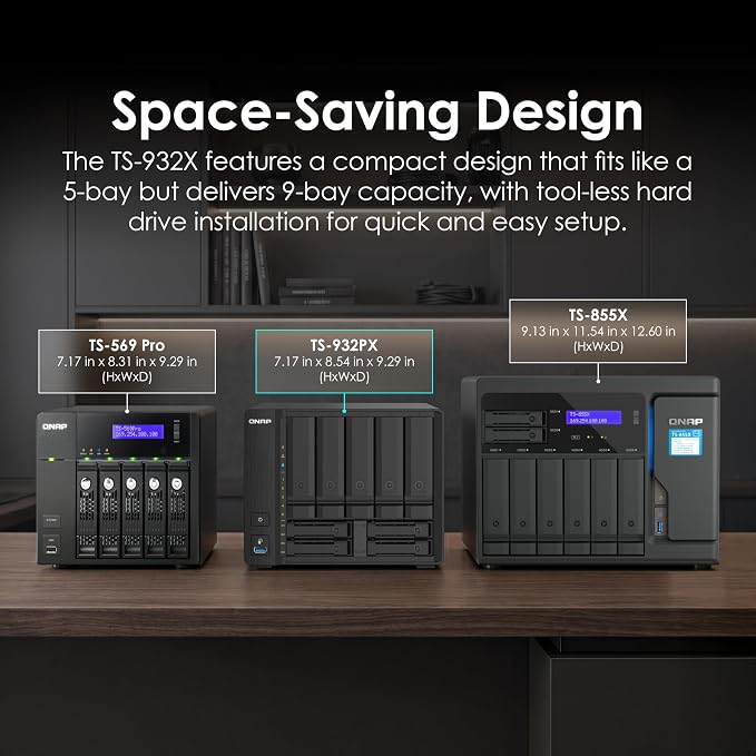 QNAP TS-932PX-4G 5+4 Bay High-Speed NAS - Image 5