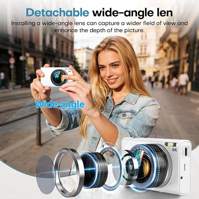 Digital Camera, 4K Digital Camera - Image 3