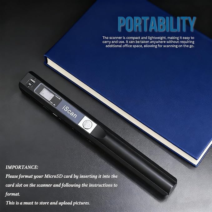 A4 Document Scanner, Portable Card Photo Scanner - Image 2