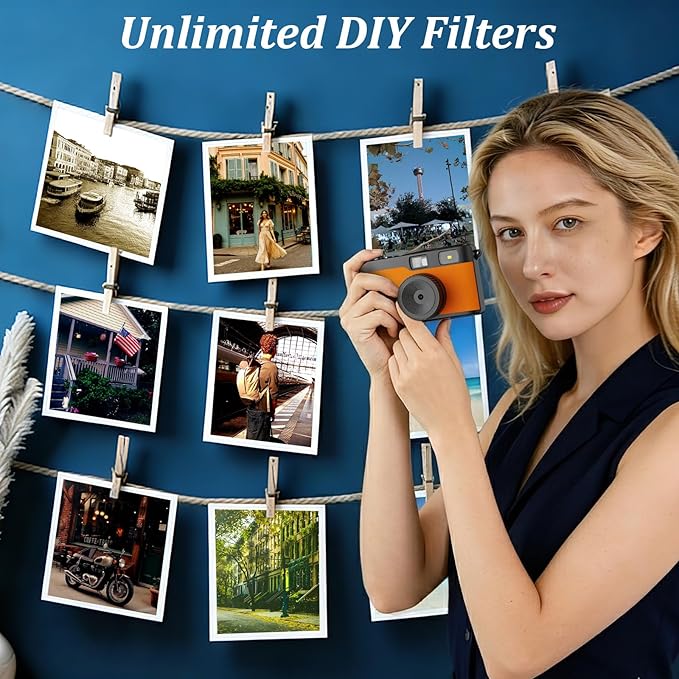 Screen Free Digital Camera, Reusable 12MP Vintage Digital Camera - Image 5