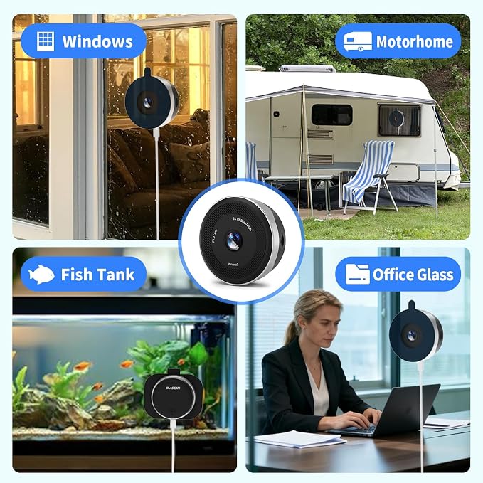 3MP 2K Window Camera, Indoor Security Camera UltraColor Night Vision, WiFi 6 - Image 8