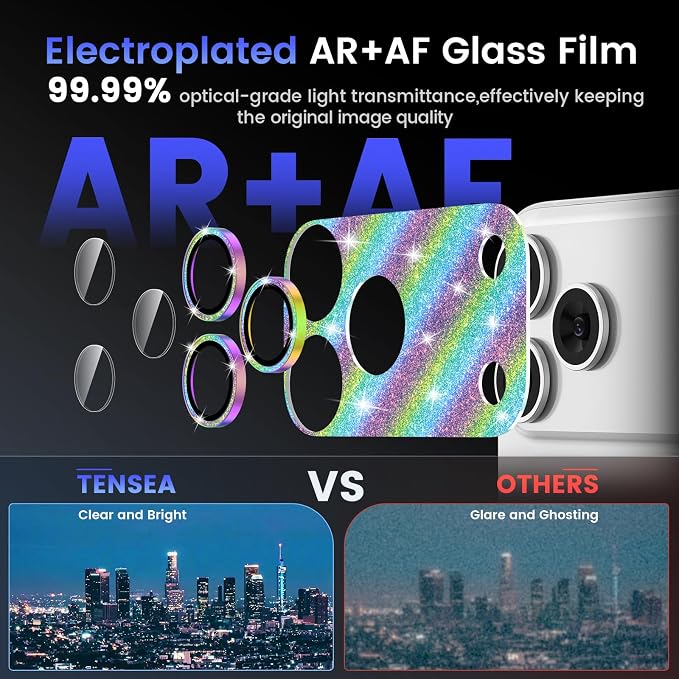 Tensea for iPhone 17 Pro Camera Lens Protector, Metal Aluminum Alloy Tempered - Image 3