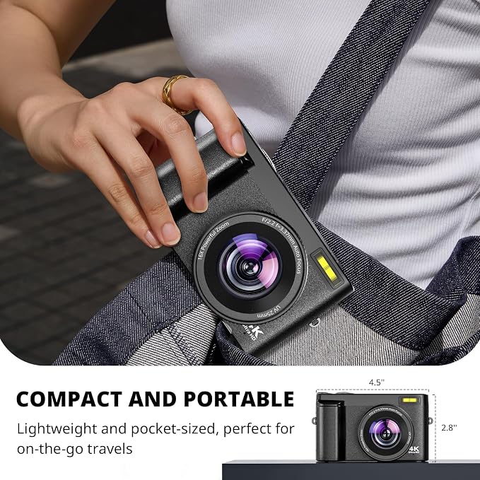 Duluvulu 4K Digital Camera for Photography Autofocus, 2026 Latest 48MP Vlogging - Image 5