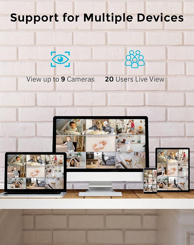 LaView Security Cameras for Home + 2X 32GB SD Cards, PT Home Security Camera - Image 6