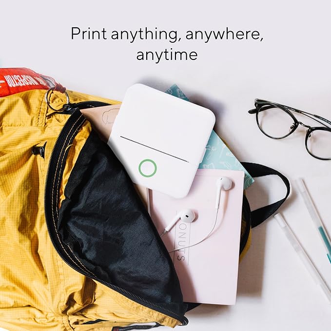 Mini Portable Thermal Printer, Monochrome Label, Receipt and Image Printer - Image 7