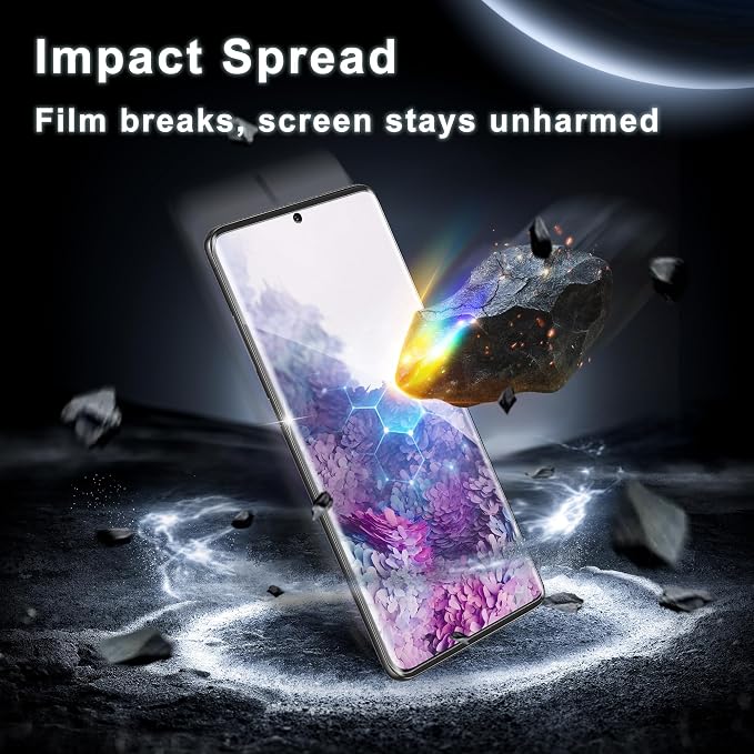 2+2 Pack for Samsung Galaxy S20 Plus Screen Protector and Camera Protectors - Image 3