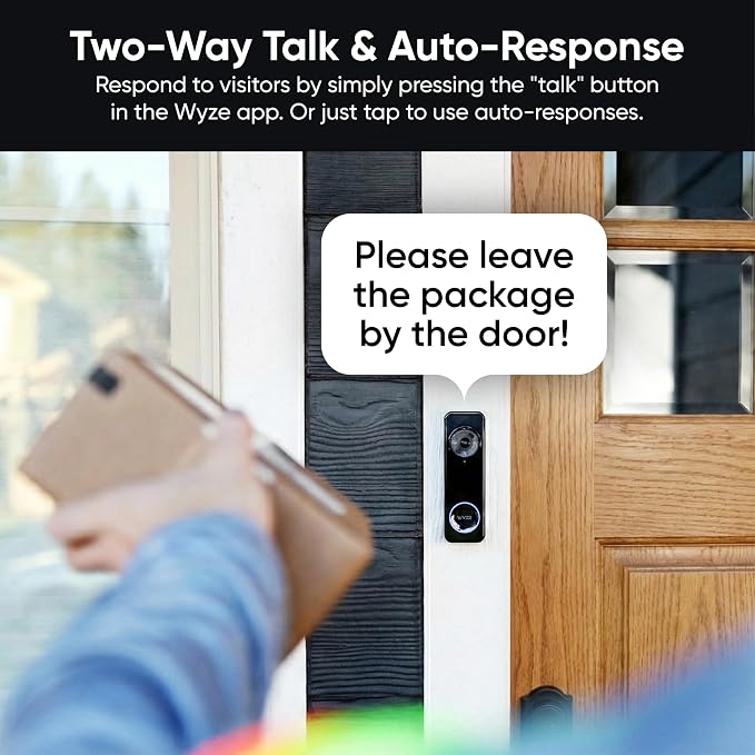 Wyze Battery Video Doorbell Wireless Camera, 1536x1536 HD+ - Image 11