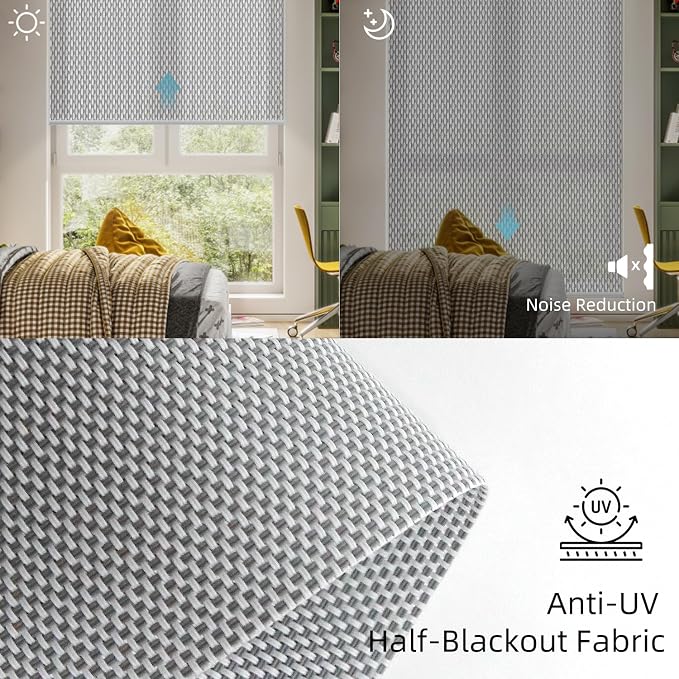 SmartWings Motorized Roller Shades 5% Openness Work - Image 5