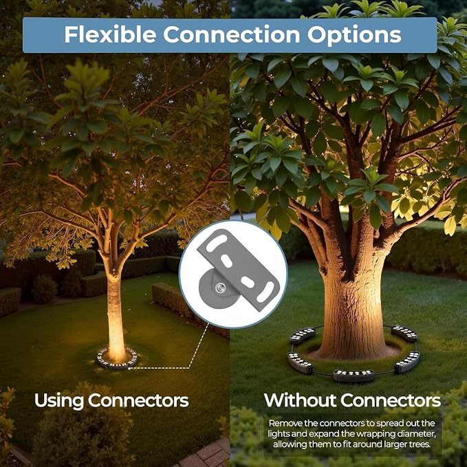 Gardencoin Outdoor Ring Tree Lights, 72W LED Landscape Uplighting - Image 4