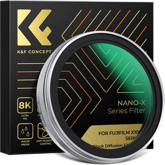 K&F CONCEPT Black Mist Diffusion 1/4 Filter Compatible by KFCONCEPT