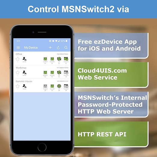 MSNSwitch2 Internet Enabled IP Remote Power Switch - Image 3