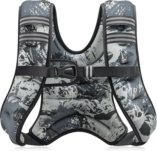 ZELUS Weighted Vest, 6lb/8lb/12lb/16lb/20lb/25lb/30lb Weight Vest by ZELUS