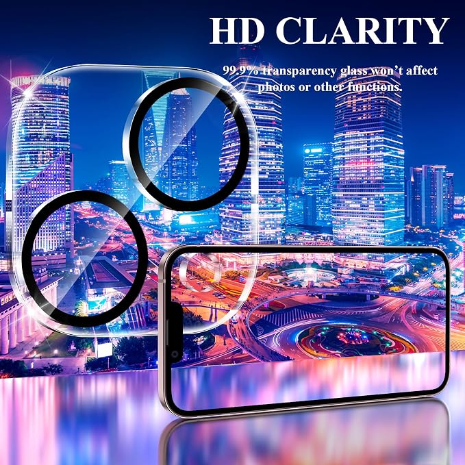 YWXTW [5 Pack Designed for iPhone 15 Camera Lens Protector, for iPhone 15 Plus - Image 5